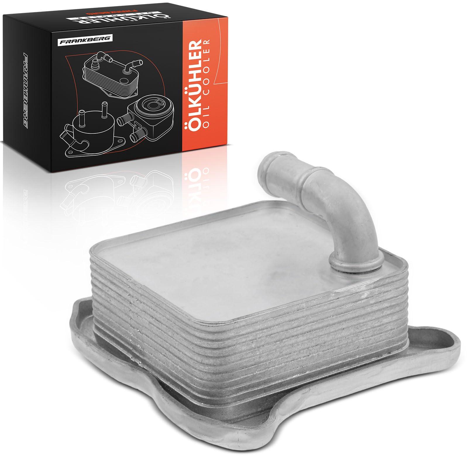 Frankberg Refriratore ad olio compatibile con A1 A3 Altea Ibiza IV Leon Toledo Yeti Beetle III Golf IV 1.2L benzina 2008-2021