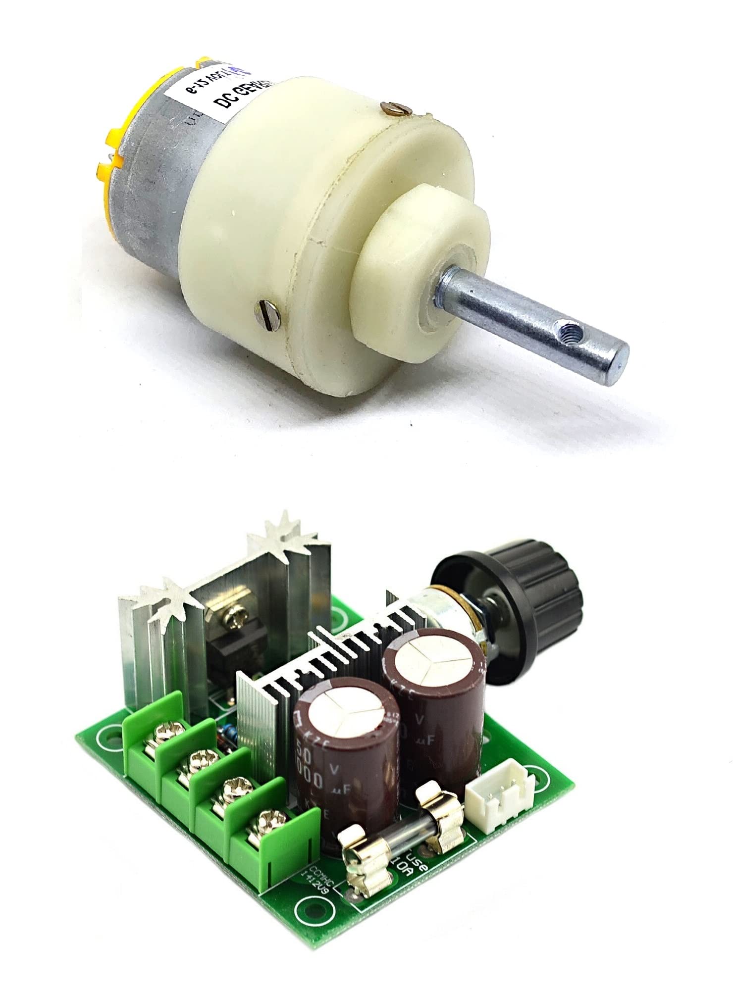 Buy INVENTO 1pcs 12V 5 Kgcm 1000 RPM 6mm Shaft 5 Kgcm Torque Geared