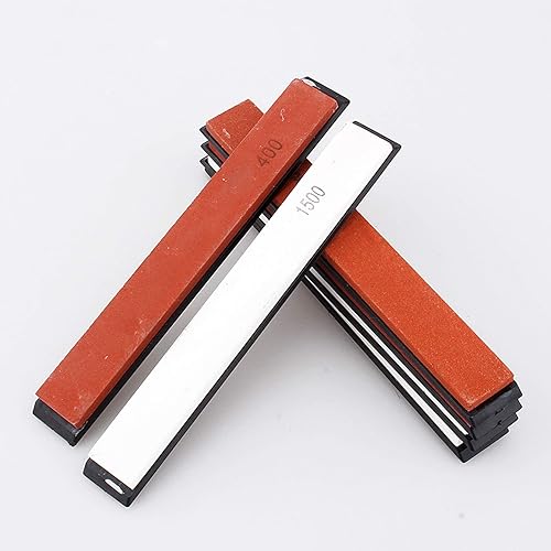 Miniatura 6 de Fafeicy Juego de 6 piedras de afilar piedra de afilar, grano 180 # 400 # 800 # 1500 # 2000 # 3000 # 5.91 x 0.79 x 0.2 pulgadas para cocina con una