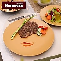 Vista 21 de Colors Life juego de vajilla, exterior negro brillante con interior de color mate