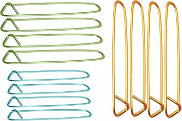 Knitting Stitch Holders for Knitting UK Accessories 12 Pieces - Aluminum