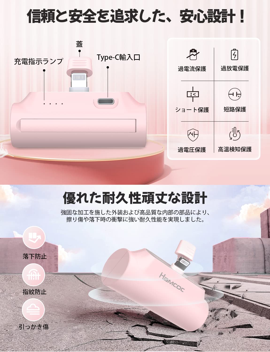 Amazon.co.jp: 【業界新型モデル MFi正規認証品】モバイル