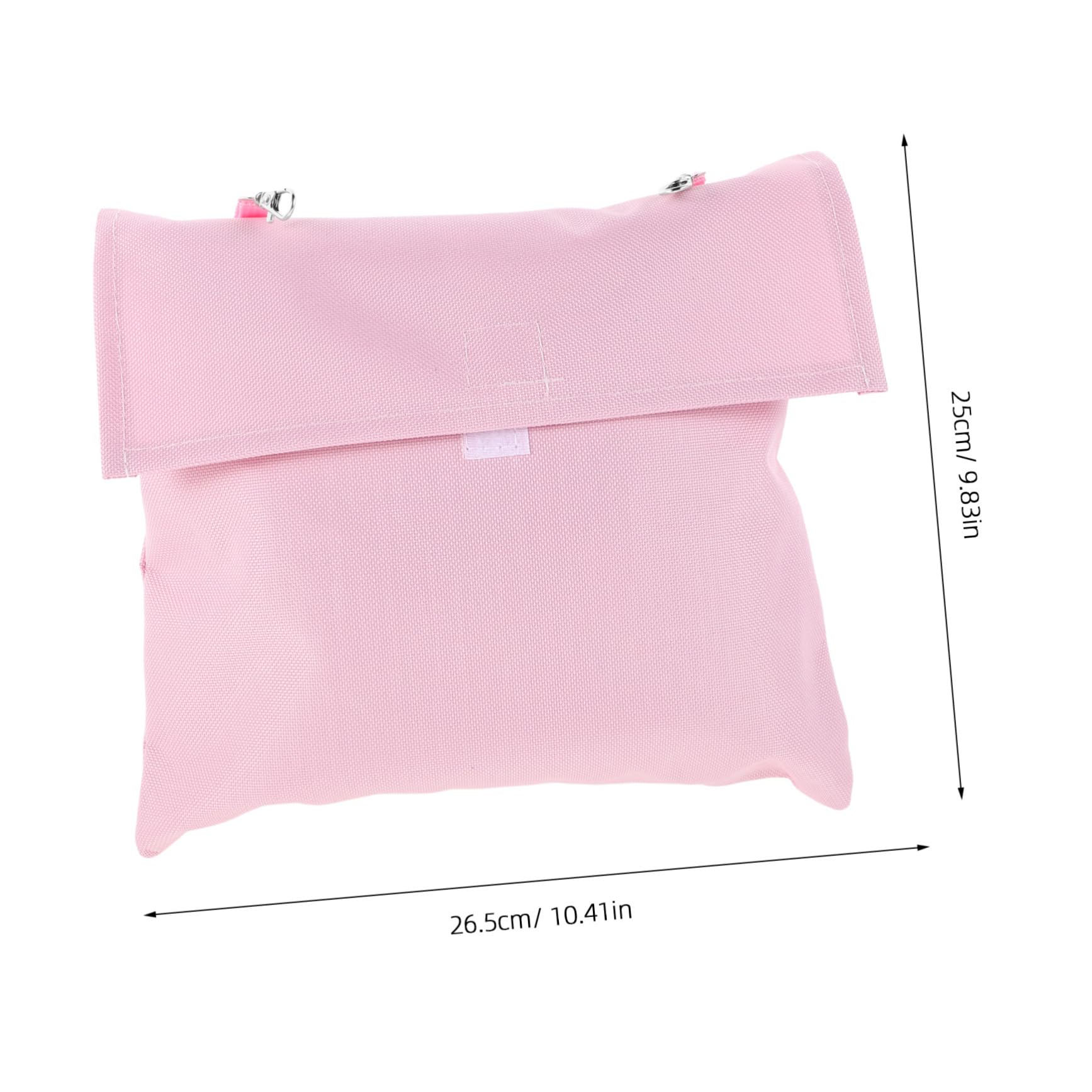 Sosoport Summer Hamster Cooling Pouch: Bunny Cage Hanging Pack Small Animal Ice Bag for Small Animal Hamsters Bunny Guinea Pig Pink