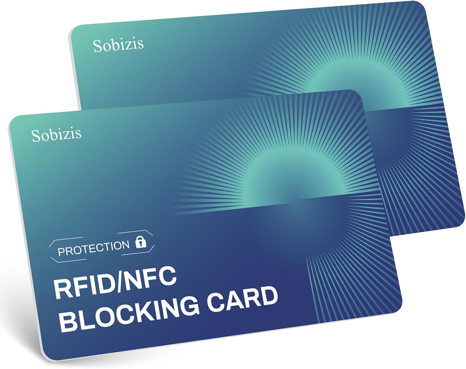 RFID Blocking Cards,Contactless NFC Debit Credit Card Passport ID Card Protector,Slim RFID Card Blocker for Wallet Safe Card Shield, Anti-Theft& Scam, Credit Card Fraud Shield-2 Pack