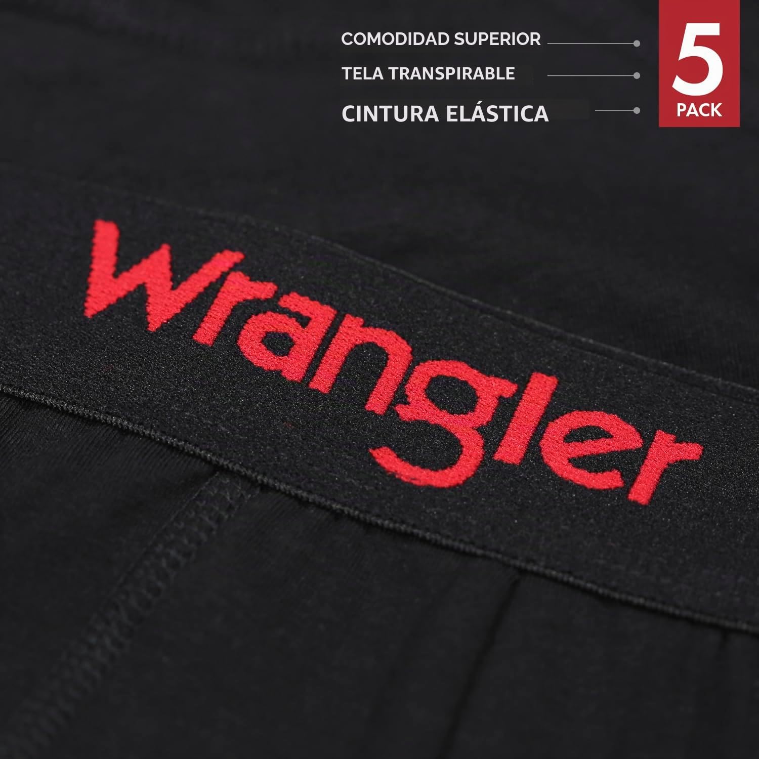 Wrangler Willox Bóxer Hombre (Pack de 5)