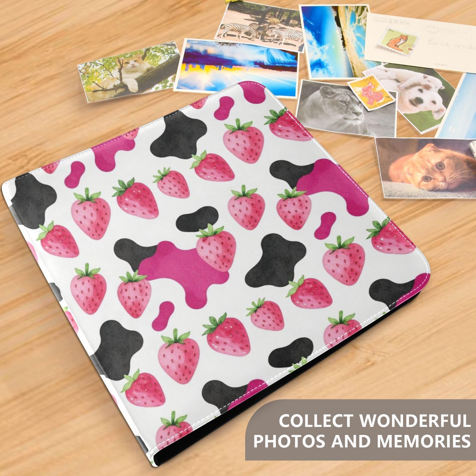 Album de scrapbooking en cuir pour ajouter ou retirer librement les pages intérieures