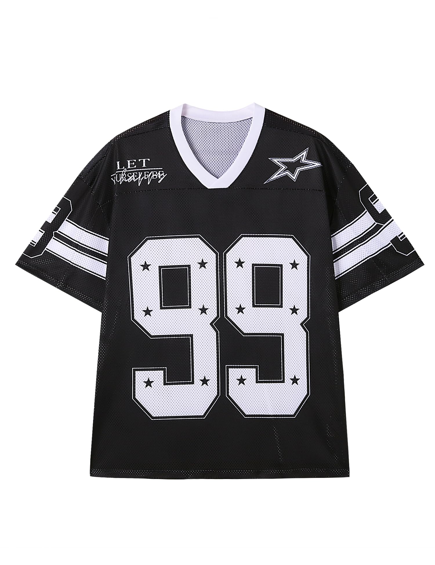 Oversized Tshirts for Men Women Graphic Tees Y2k Tops Jersey Shirts V Neck Short Sleeve Summer Fashion Clothes