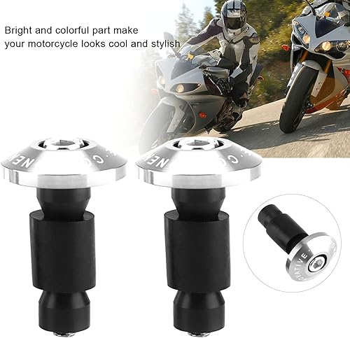 Miniatura 2 de Acouto Enchufe de extremo de barra de motocicleta de 0.866 in, 78 pulgadas, enchufe universal para manillar, tapas de enchufe deslizante para