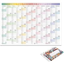 2026 Wall Calendar Large,Year Weekly Smooth Writing Schedule,Large Wall Calendar 2026 Planner - for Office School Classroom Teacher Student Family Work Study Planning Christmas New Year