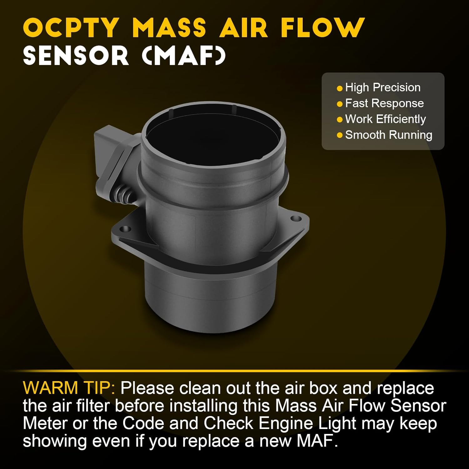 OCPTY Mass Air Flow Sensor 280218071 Meter FITS for 2005-2014 for Volkswagen for Jetta 2.5L,2004-2006 for Volkswagen Phaeton 6.0L,2006-2009 for Volkswagen Rabbit 2.5L
