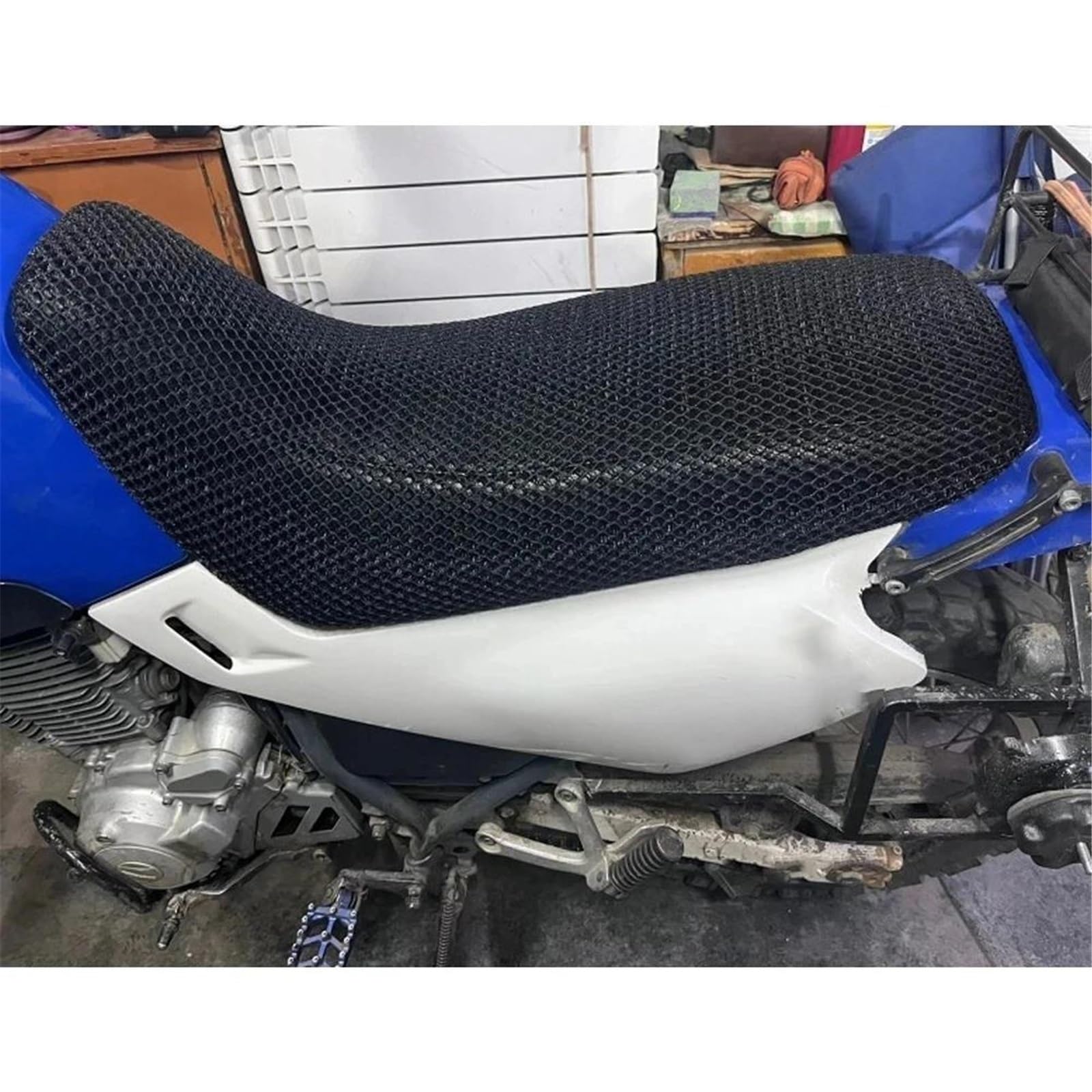 Generico Per Yamaha Per XMAX 300 250 125 Coprisella Sella Moto Cuscino Tuning Custodia Pad Mesh(Style1)