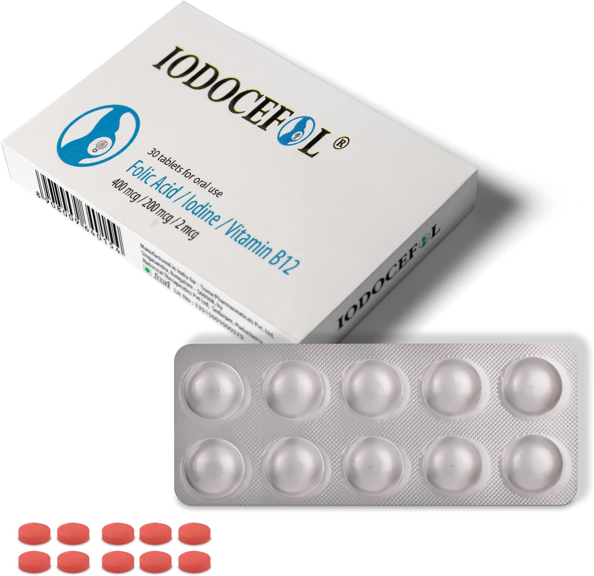 Prenatal Health Supplement | Tablets for Pregnancy Support, Vitamin B12, Immune Health | 30 Tablets