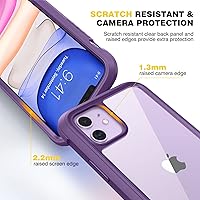 Vista 4 de DIACLARA - Funda transparente compatible con iPhone XR 6.1 pulgadas 2018