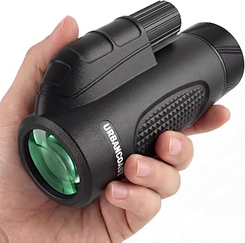 8x32 Pocket Monocular for Adults High Powered IP67 Waterproof for Outdoor | Compact Monocular Telescope with Stable Handheld View and One-Hand Focus for Bird Watching, Travel, Hiking and Scenic Viewing