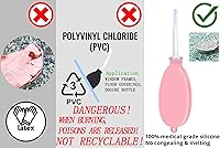 Vista 7 de Reusable Silicone Travel Douche Bag - Vaginal Douche for Women, Pocket Size, 24 Fl Oz Capacity, Pink