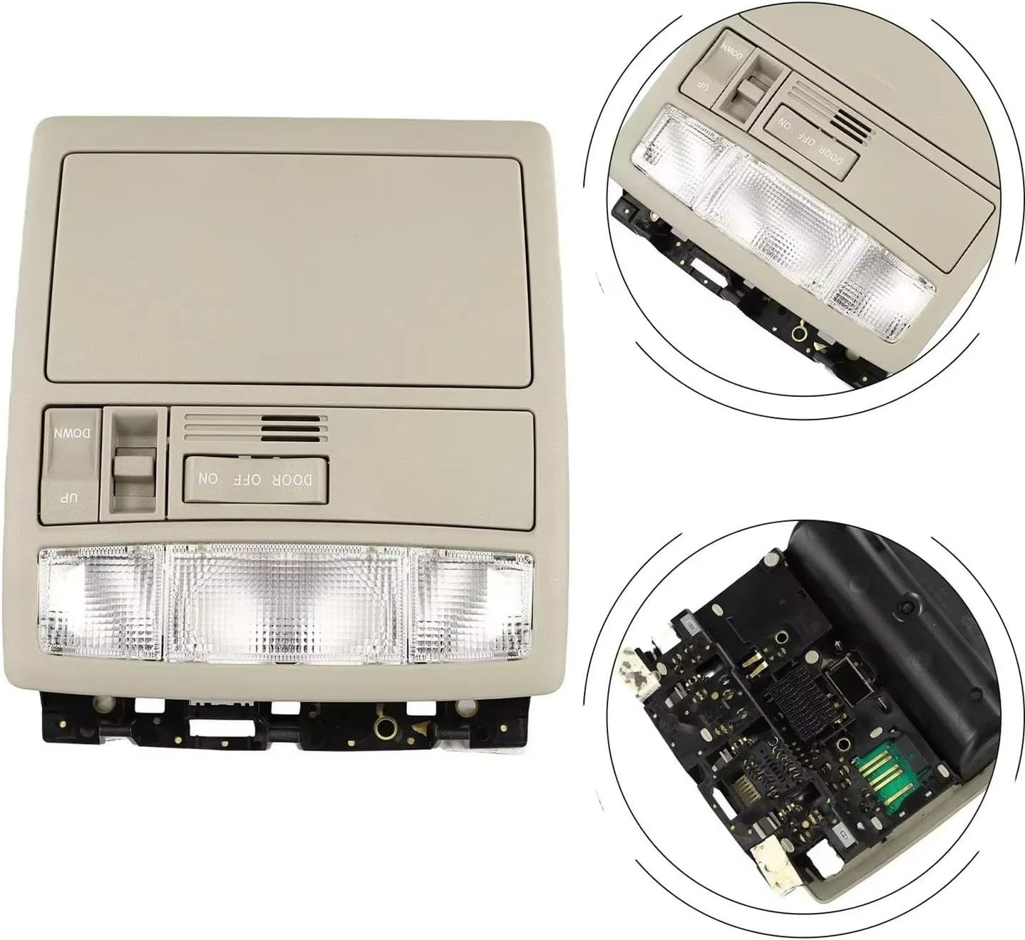 Car Interior Dome Reading Light Lamp for Toyota Camry Aurion 2007-2011 63650-33271 63650-33220 Car Sunroof Switch