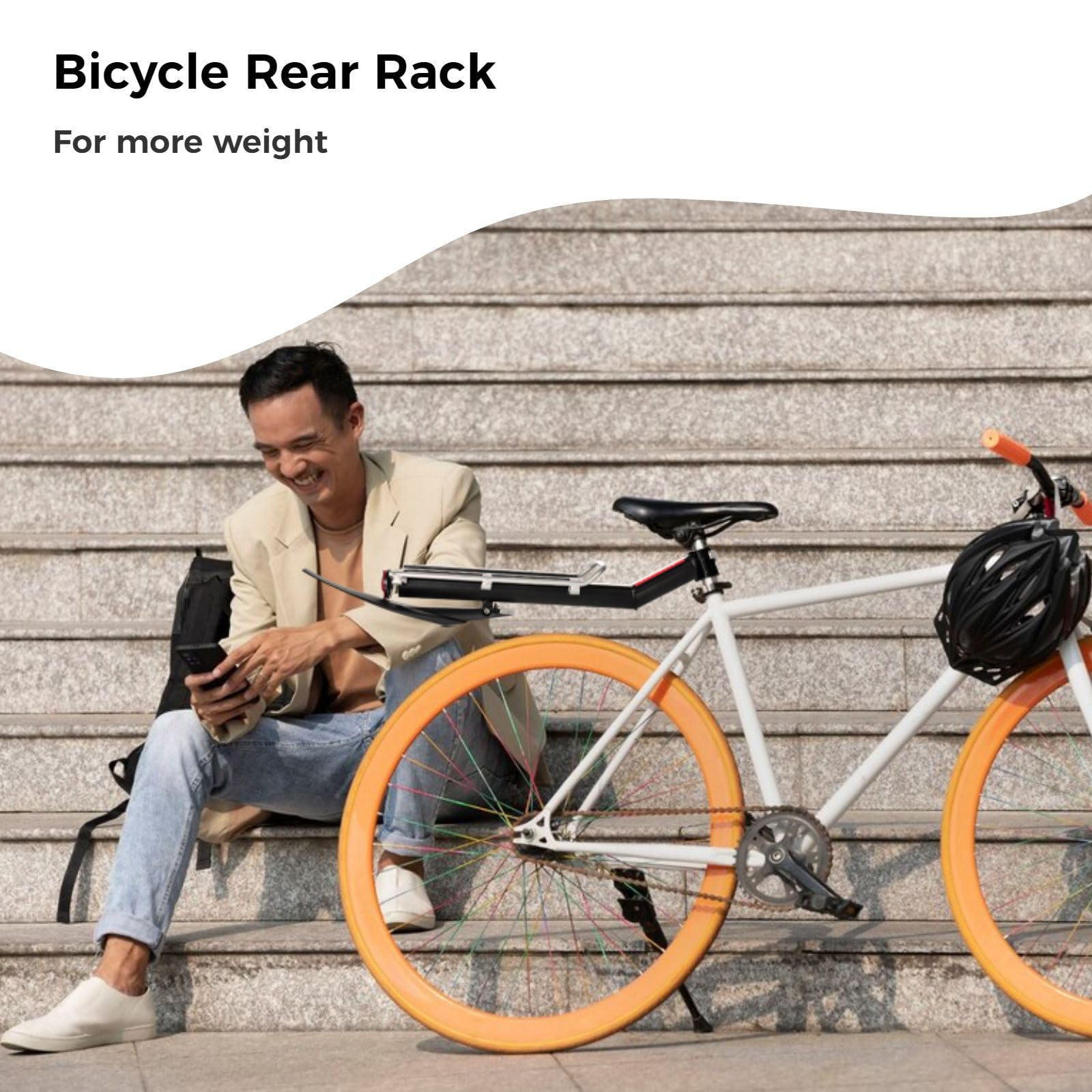 Tylny bagażnik na sztycę rowerową, bagażnik ze stopu aluminium, nośność 29,9 kg, uniwersalne dopasowanie do rowerów górskich i grubych