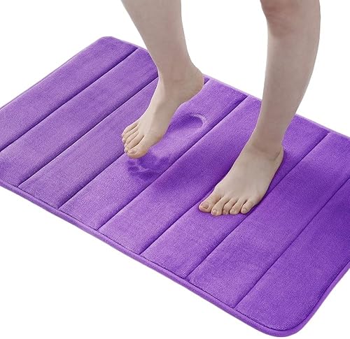 Miniatura 8 de Antideslizante Absorbente Antideslizante Para Baño, Alfombrilla De Espuma Viscoelástica Suave Para Suelo De Cocina, Almohadilla De Terciopelo Coral,