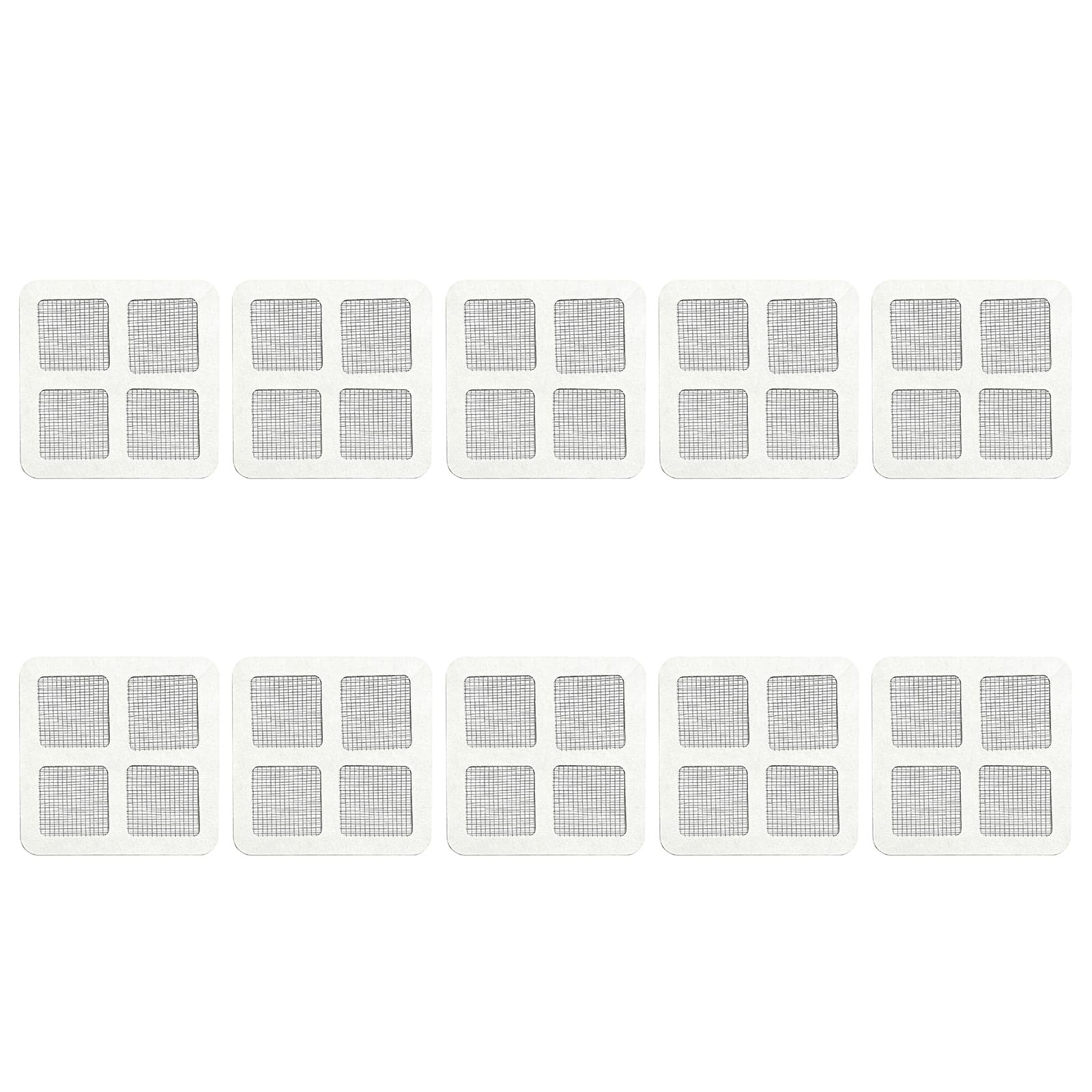 Hair and Debris Catcher Drain Stickers 10 / 50Pcs NonWoven Strainer Cover for Shower Sink Clean and Odors Control Cover