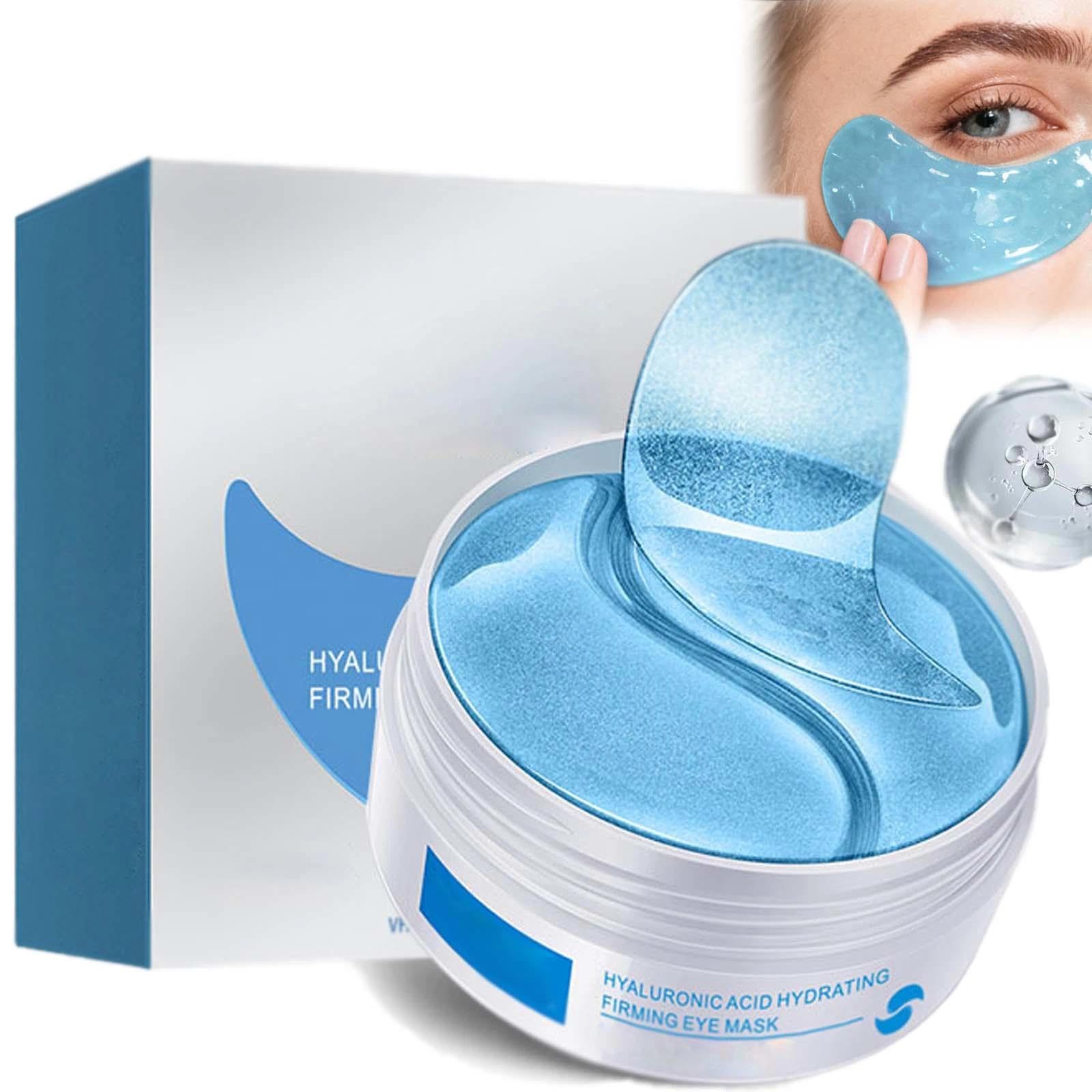 Under Eye Mask-Hyaluronic Acid & Collagen Under Eye Patches, Hydrating Anti-aging Eye Gel Masks for Dark Circles & Puffy Eyes, Hydrating Skincare for All Skin Types