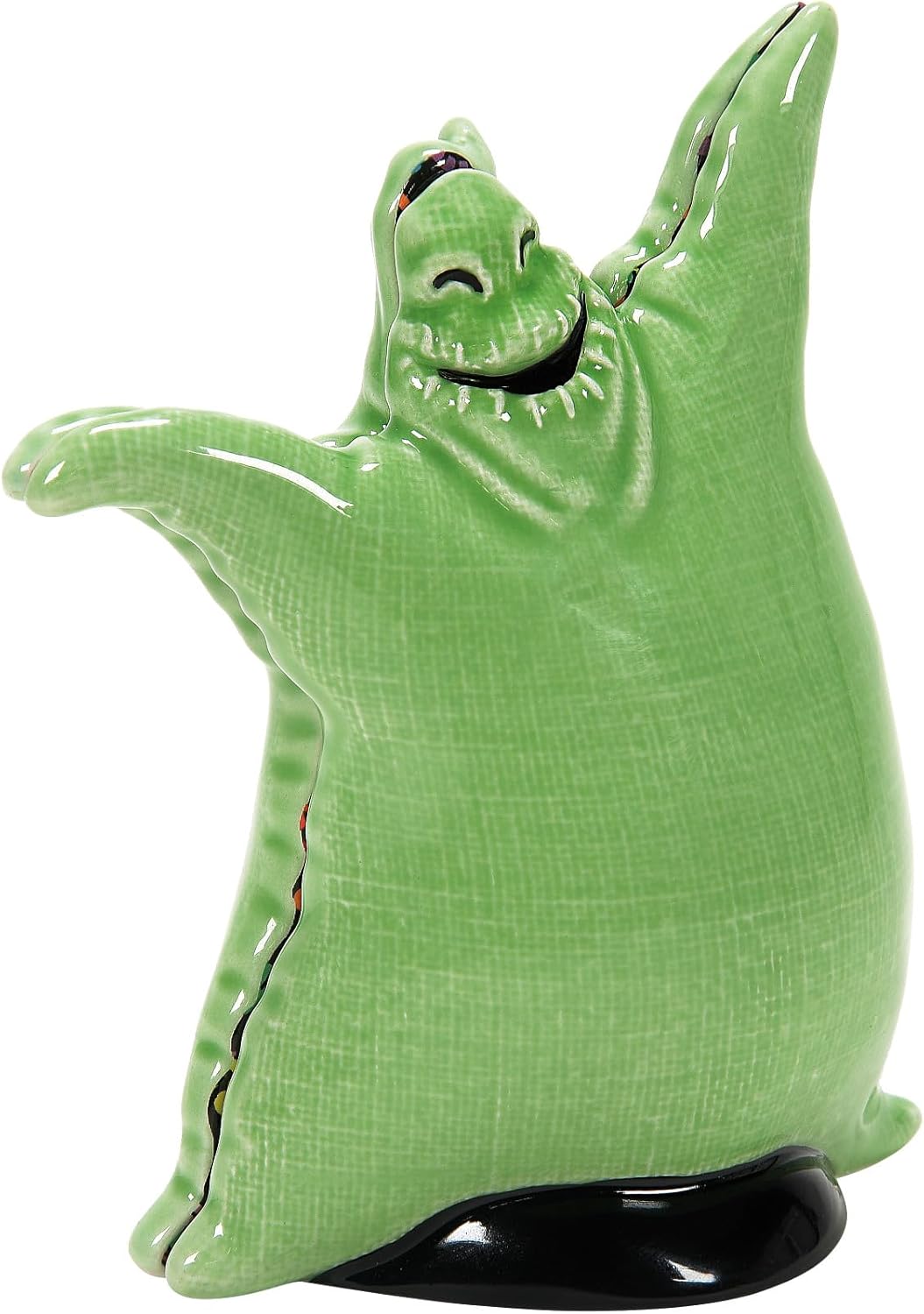 Enesco Disney Ceramics the Nightmare Before Christmas Oogie Boogie Salt and Pepper Shaker Set, 3.74 Inch, Green