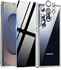 for Samsung Galaxy S25 Ultra 5G Case with Privacy Screen Protector,Galaxy S 25 Ultra Phone Case with Camera Cover,Soft Anti Yellowing Shockproof Cover for Samsung S25 Ultra,Clear