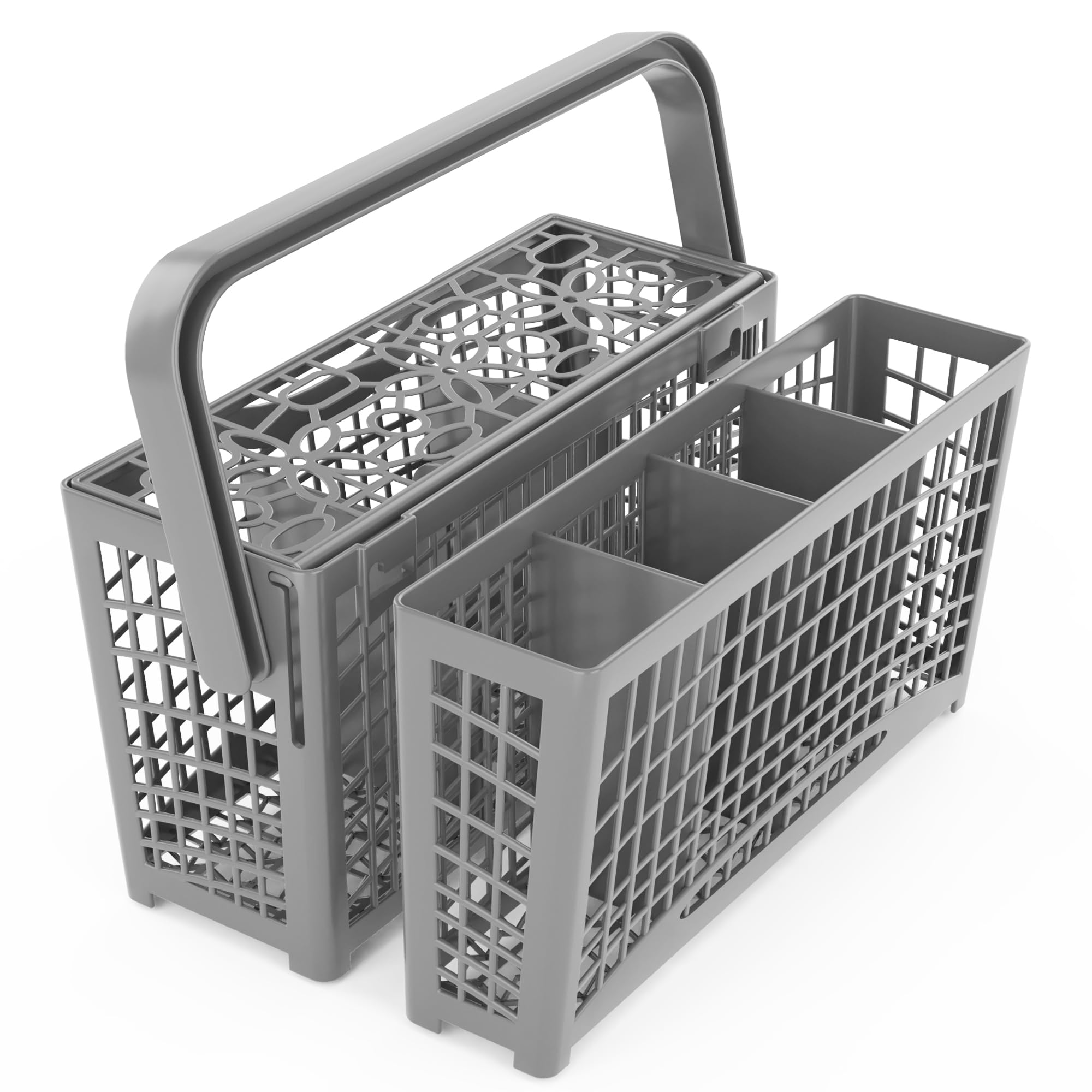 NATIKON Cesta universal para cubiertos para lavavajillas compatible con Maytag, Samsung, Kenmore, GE, Bosch, Whirlpool, KitchenAid y muchos más
