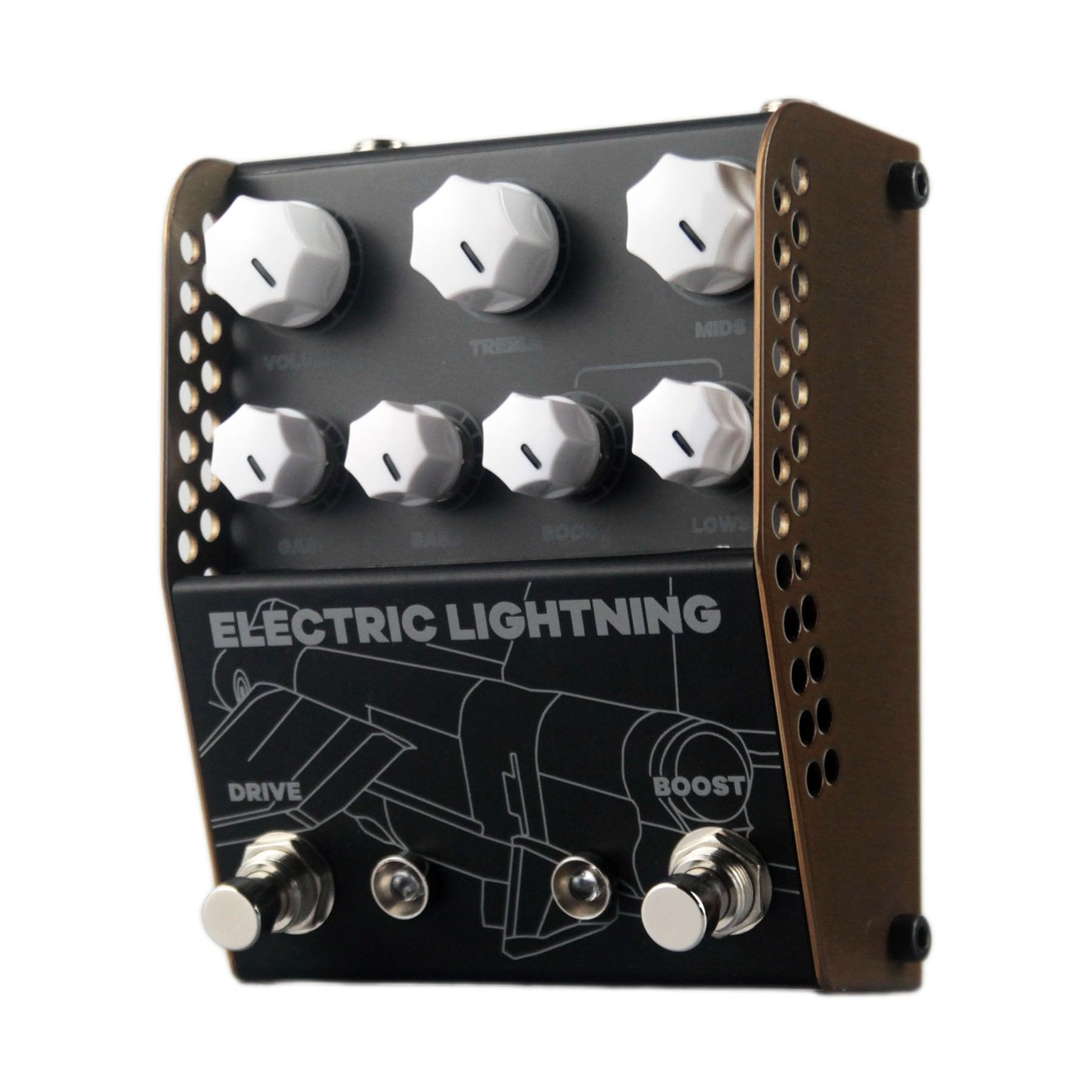 Amazon.com: ThorpyFX Electric Lightning Overdrive Guitar Pedal