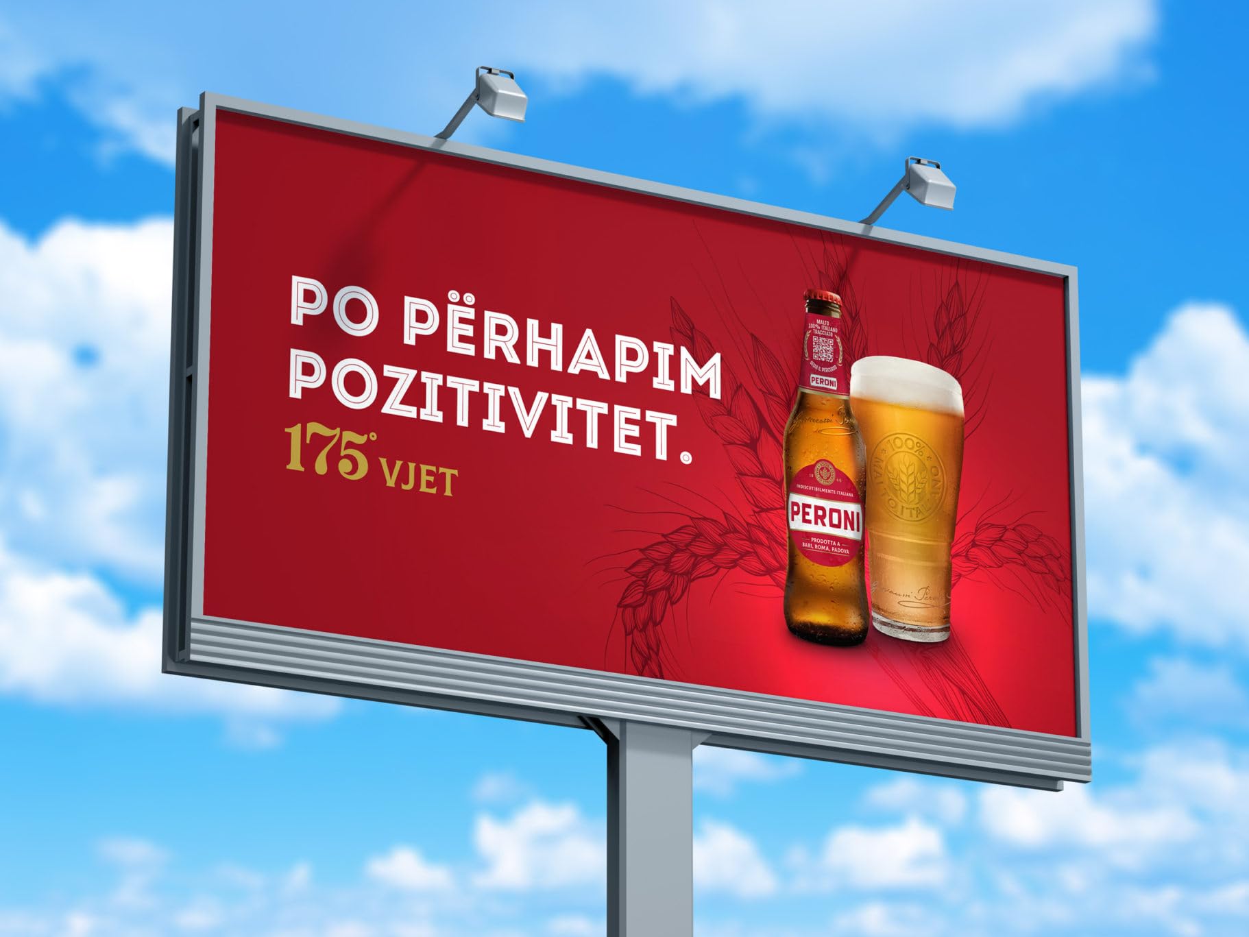 12 x Peroni Bier Prodotta a Bari 0,3l mit 4,7% Vol.