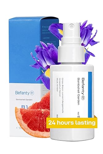 Befanty Natural Herbal Extracts - Desodorante en aerosol sin aluminio que no mancha para mujeres y hombres, aroma de jardín Bombshell, tamaño de