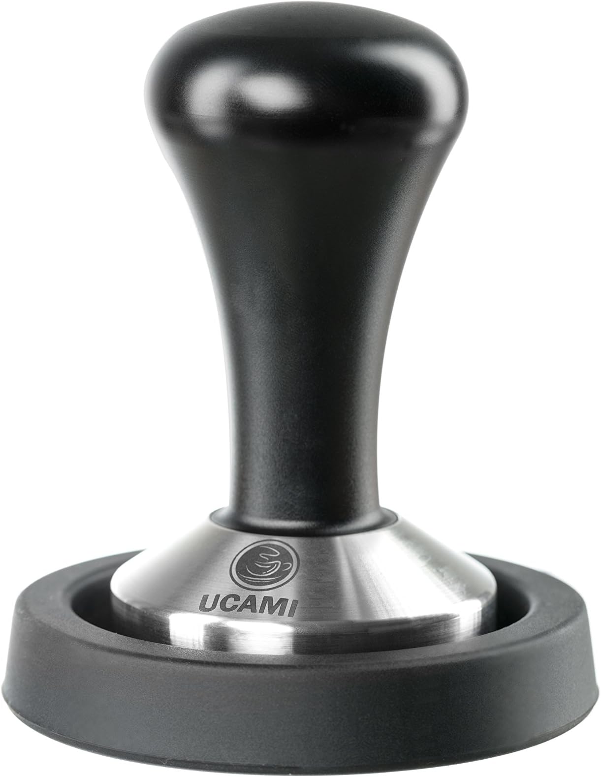 Tamper/coffee press set, by Ucami, black, 51mm