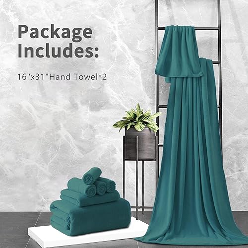 Vista 27 de Juego de toallas de microfibra de 8 piezas, 2 toallas de baño, 2 toallas de mano, 4 toallas pequeñas, toalla de baño extra grande para baño, hotel
