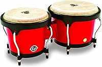 Vista 7 de Lp Lpa601 Aspire Bongos de roble con herrajes negros de madera oscura
