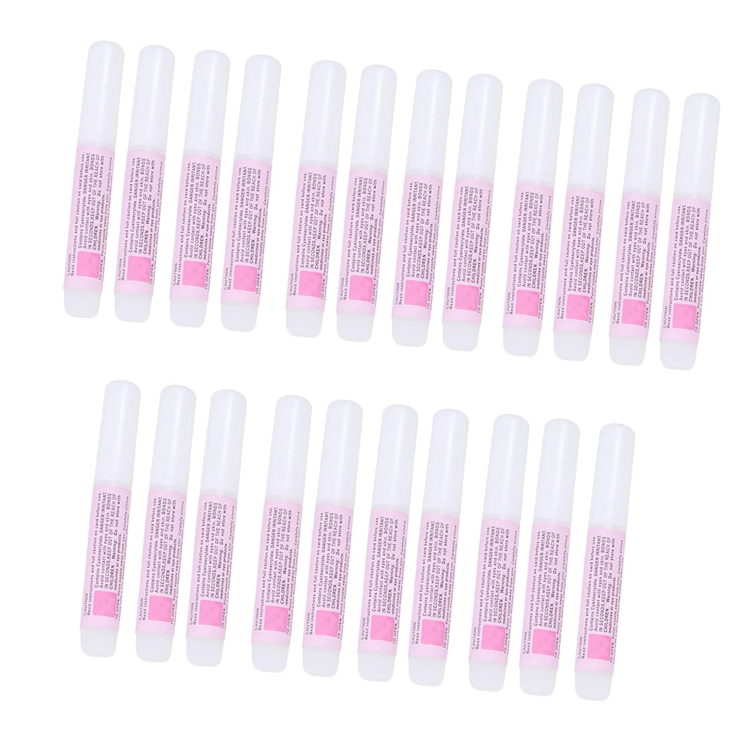 OUNONA 25pcs Nail Glue for Manicure and Press Nails Strong Adhesive Rhinestones Beads Safe Non Irritating Formula and Salon Use