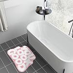 You Look Good Tapis de bain Mignon Rugs de salle de bains, tapis de décoration salle de bain rose doux & Tissu de corail en peluche absorbante, matelas de bain cool et drôle, non lavable à l'eau 25-00x21-00