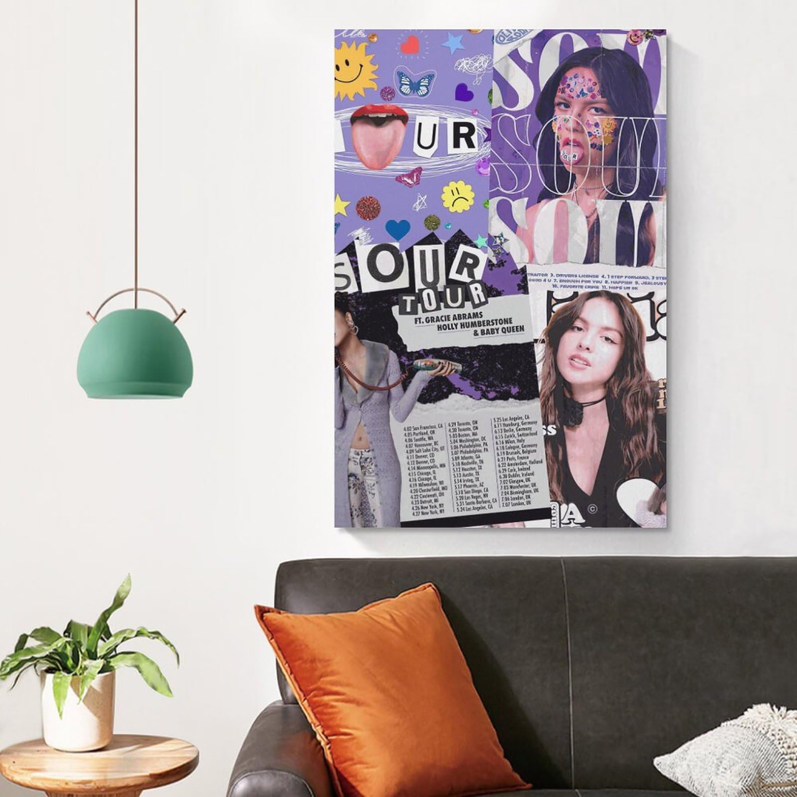 Poster Sur Toile De Musique Vintage - Décoration Murale Pour Salon, Chambre à Coucher - Style Sans Cadre - 30 X 45 Cm