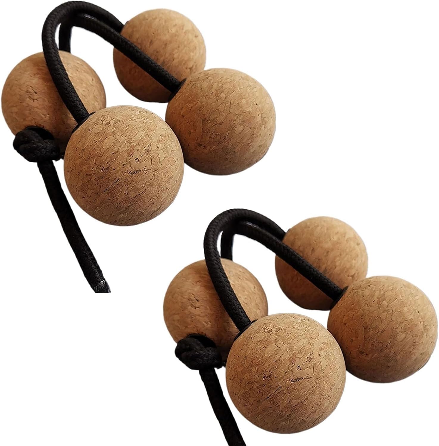 African Rhythms Asalato Shakers - Instrumentos de percusión de una sola mano para entusiastas de la música y principiantes, 2 pares