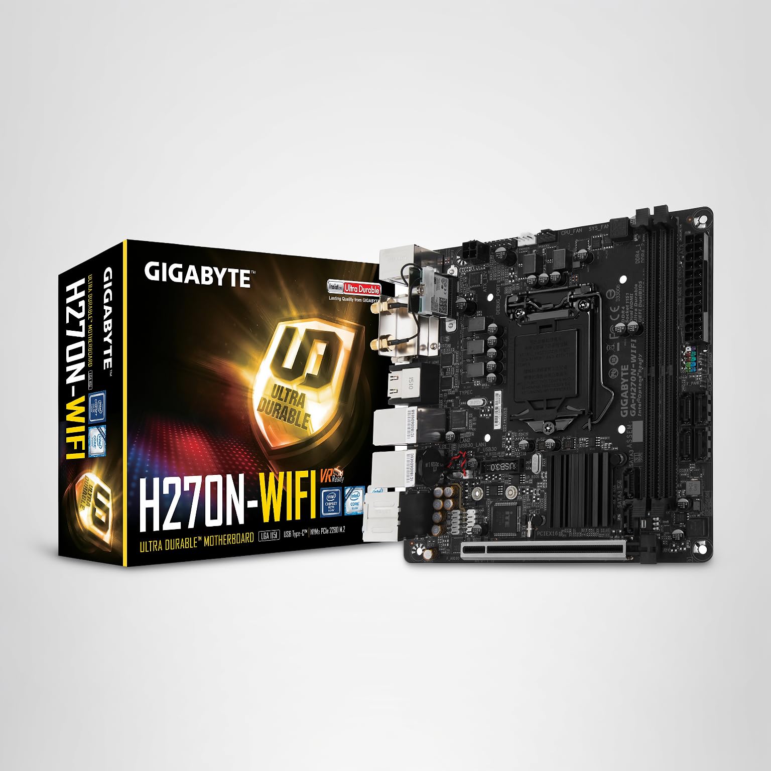 Amazon.com: GIGABYTE GA-H270N-WIFI LGA1151 Intel H270 Mini ITX