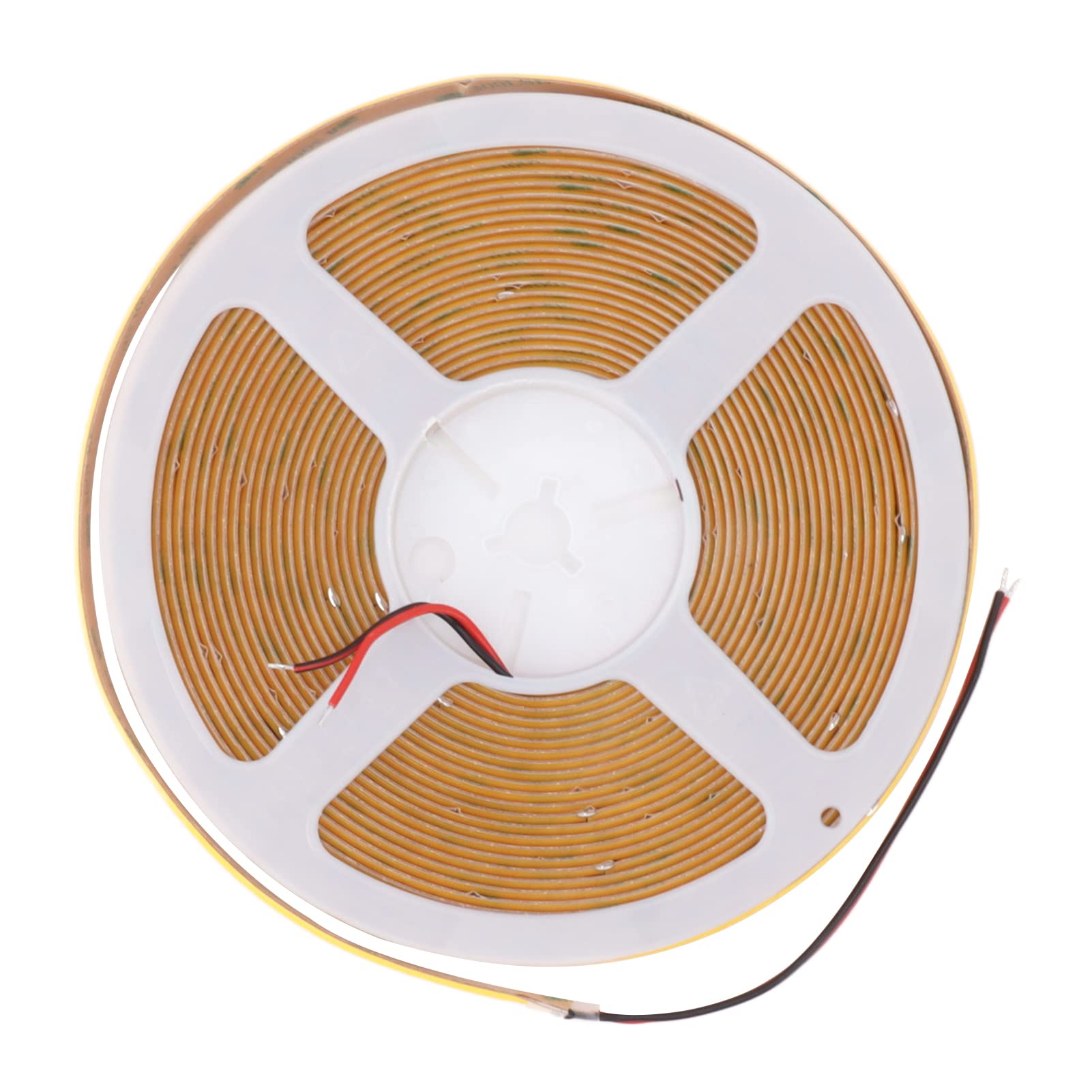 Cocoarm Striscia LED COB Silicone Doppia Nastro LED COB 32,8ft 24V 600 24W M Alta luminosità Uniforme Bagliore 180 Gradi per Armadietto Specchio Camera da Letto (Luce calda 3000K)