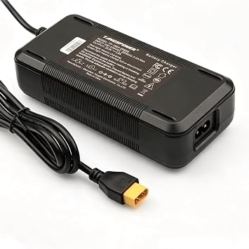 29.4V 5A Charger 24V/25.2V XT60 Connector Fasting Charging 24V Battery | Max29.4Volt Compatible with 7S Lithium Batteries EfficientCharging20Ah/30Ah/35Ah/40Ah/50Ah