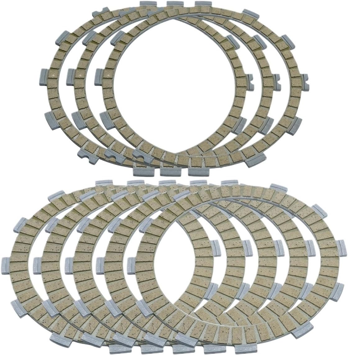 Clutch Friction Plate Kit Motorcycle Friction Clutch Disc Plates 8Pc for CRF1000 CRF1000A CRF1000L for Africatwin 2016-2017 CRF1000DL 2017