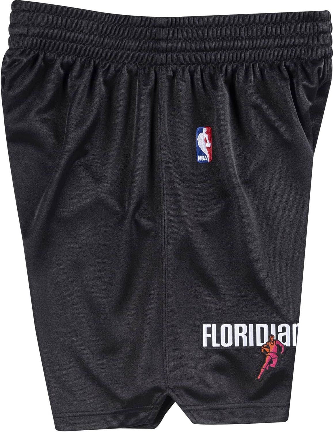 Mitchell & Ness Miami Heat Alternate 2005-06 NBA Authentic Team Shorts - Black/Pink/Orange
