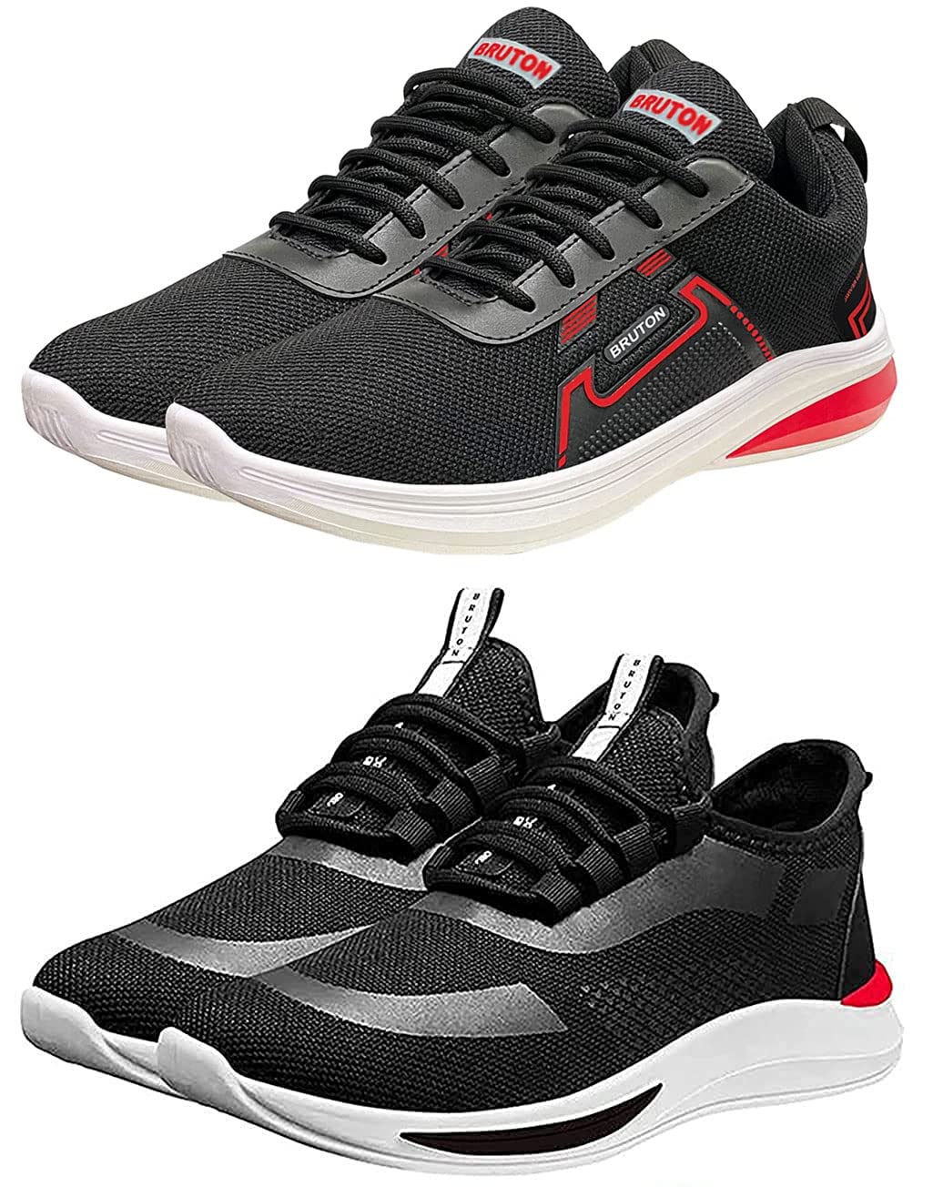 Exclusive Shoes, Gym Shoes, Sports Shoes, Trendy Shoes, Running Shoes for Men (Pack of 2)
