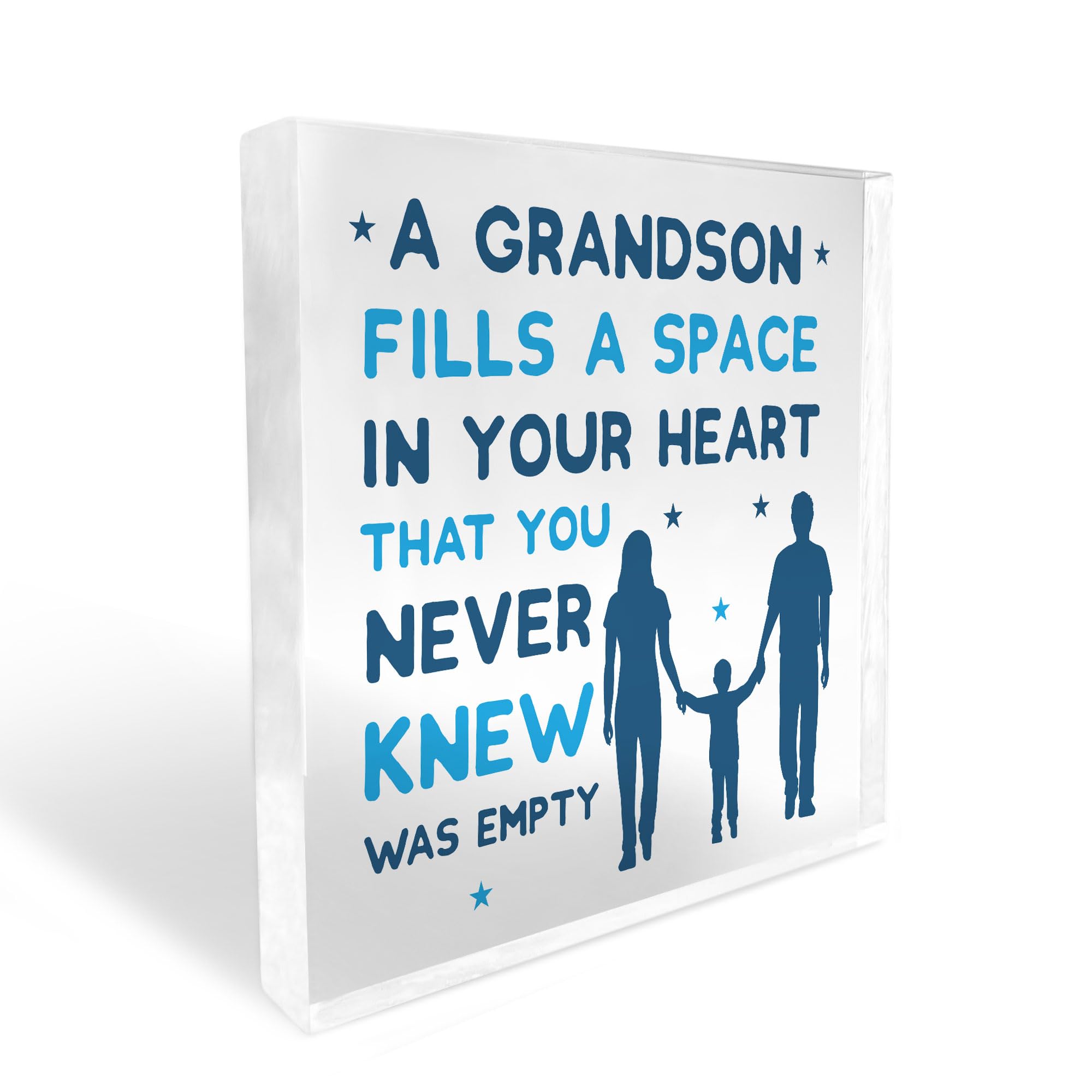 Red Ocean Grandson Gifts Novelty Grandson Gift For Christmas Birthday From Grandparents Nan Nanny Grandad Keepsake
