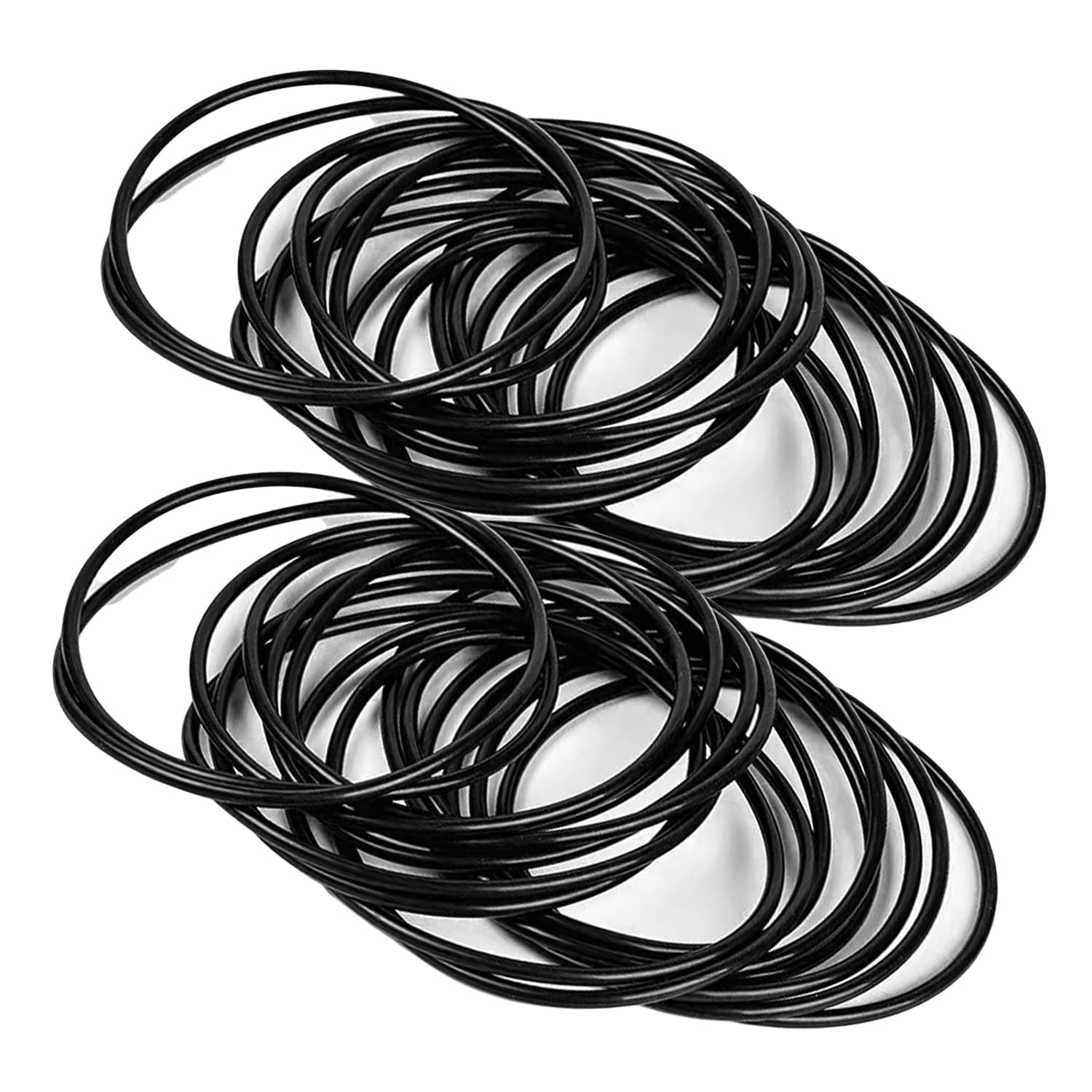 Othmro Nitrile Rubber Washers, O-Rings 51mm OD 48mm ID 1.5mm Width, Metric Buna-N Sealing Gasket for DIY Tap Sink, Pack of 50 — image 1