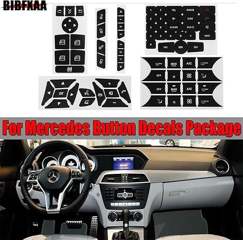 Miniatura 4 de Kit de reparación de botón de tablero para Mercedes para Benz GLK350 Clase C CLS C218 SLK W172 W204 W212 W218 W207 Coche AC Ventana Botón de
