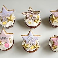 Vista 6 de Moldes de silicona con perlas de gemas, 4 paquetes de moldes de decoración de chocolate con esfera de estrella para decoración de pasteles