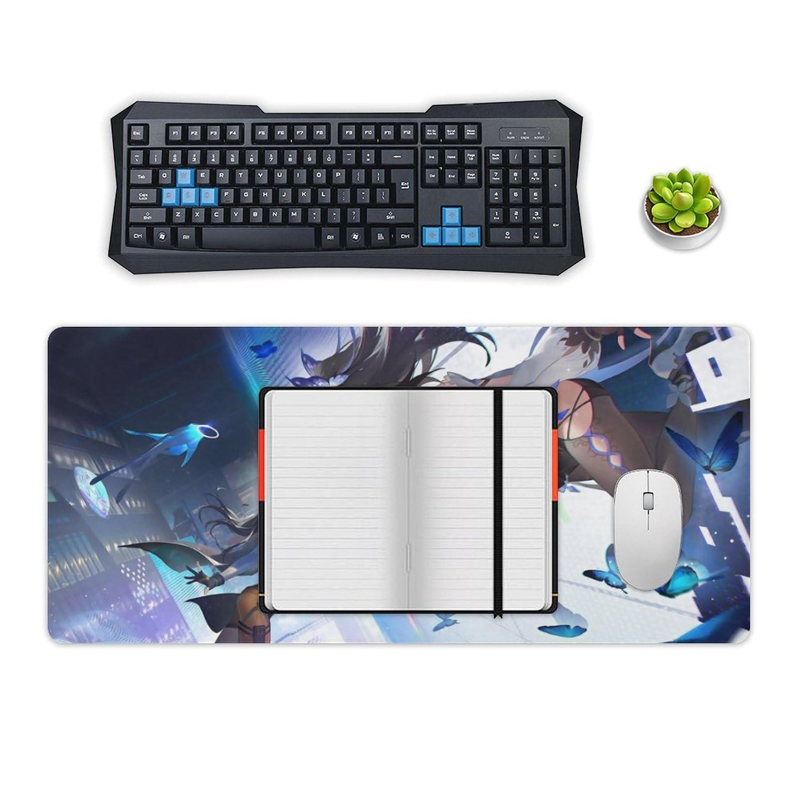 Amazon｜スノウブレイク マウスパッド ゴム製 防水材質 滑り止め 耐久