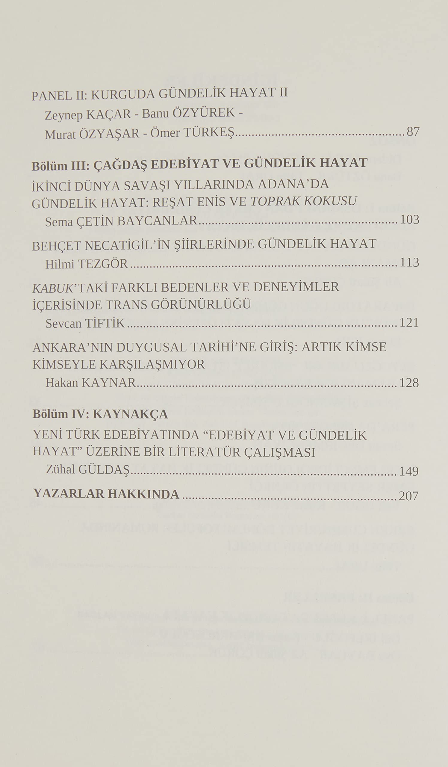 Edebiyat ve Gündelik Hayat: Edebiyatın İzinde