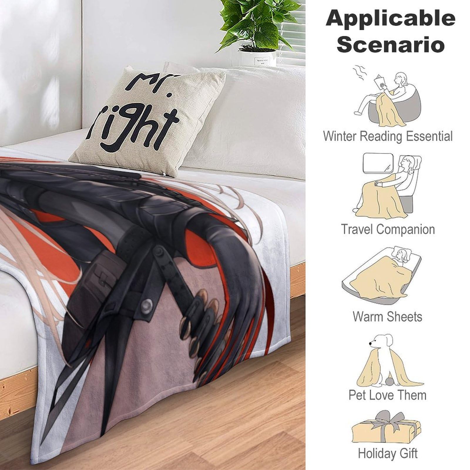 Amazon｜毛布 ラピ 勝利の女神:NIKKE ブランケット 50